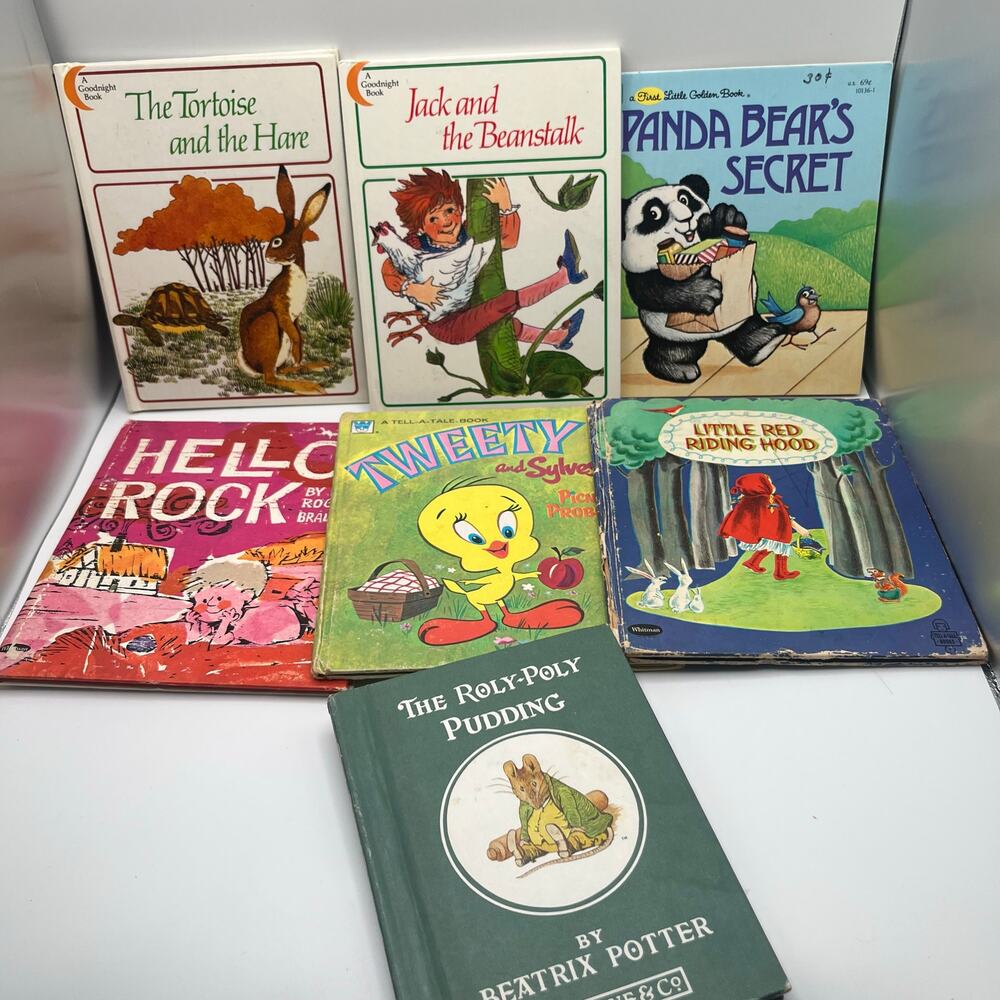 Vintage children's books lot - Beatrix Potter, Tweety Sylvester, Red Riding Hood